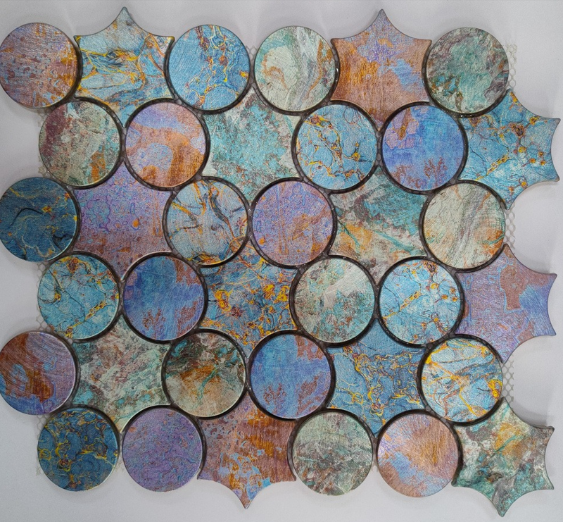 Metal Colors Backsplash - ZH Tiles Warehouse inc.