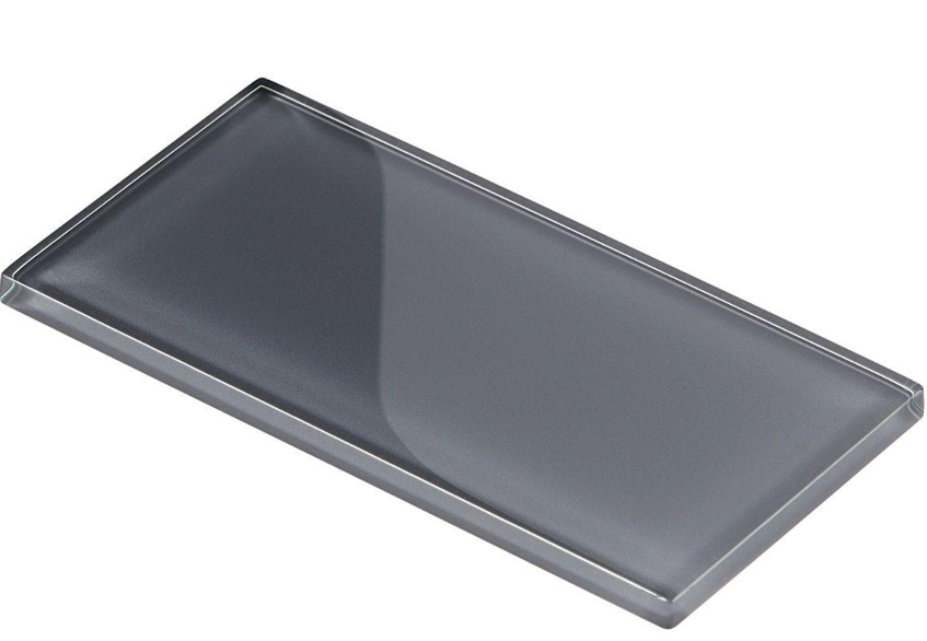 Glass Subway Black 3x12 - ZH Tiles Warehouse inc.