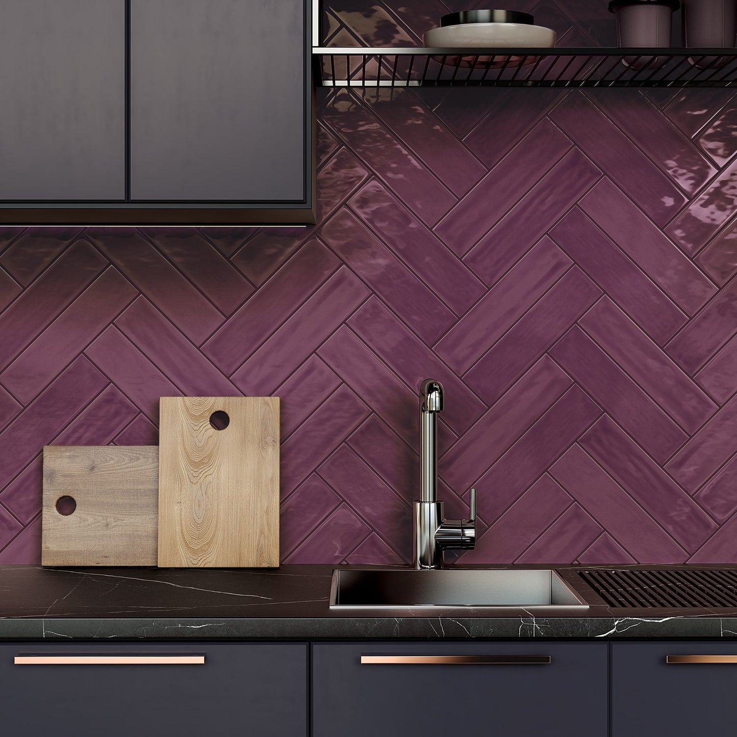 FLOW BURGUNDY - ZH Tiles Warehouse inc.