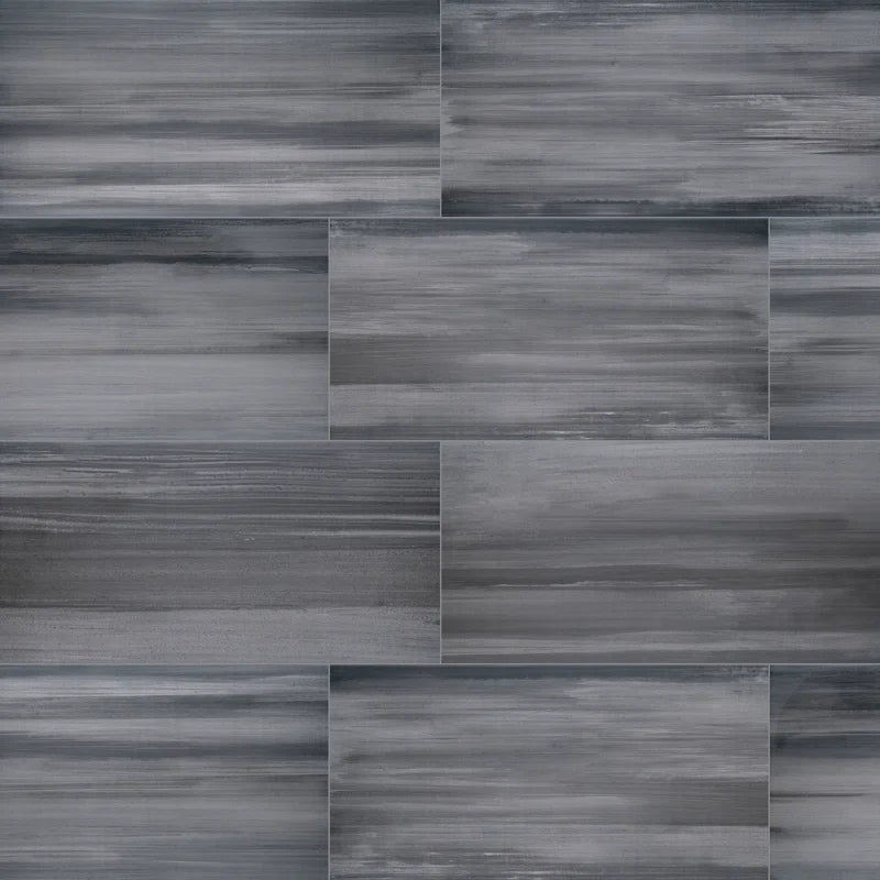 Graphite Dark Gray Porcelain Tile Matte