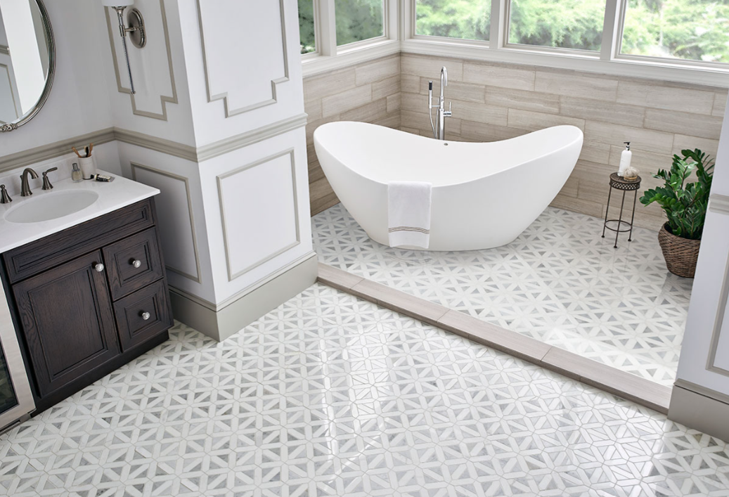 Bianco Dolomite Geometrica