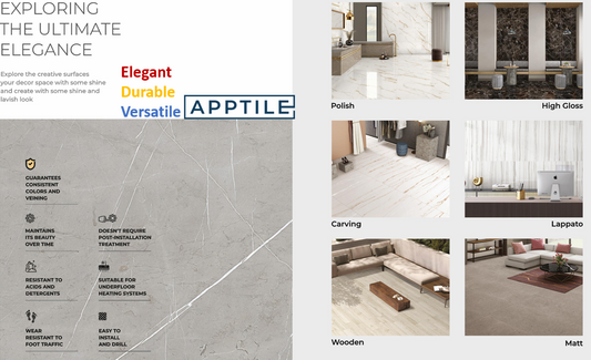 Transform Your Space with Premium Quality Tiles and Flooring from APPTILE - ZH Tiles Warehouse inc.