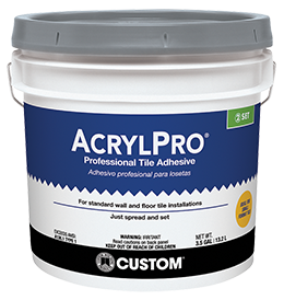 AcrylPro® Professional Tile Adhesive - ZH Tiles Warehouse inc.