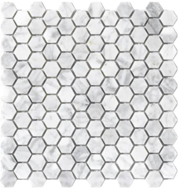 IMAGERY 1" NATURAL STONE  HEXAGON TENOR 10SH/CT