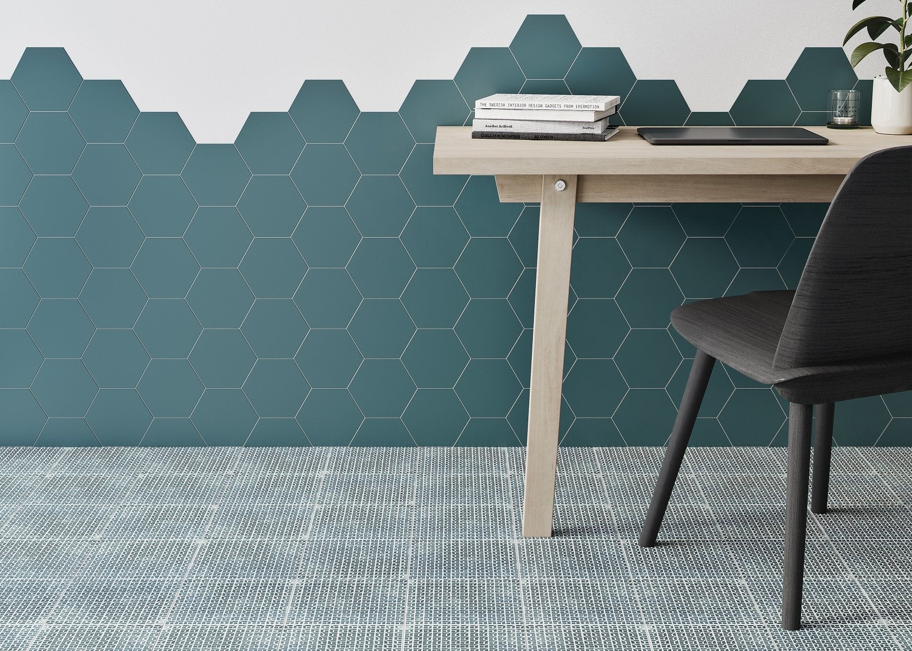 BLOCK HEXAGON VERDE MATTE - ZH Tiles Warehouse inc.