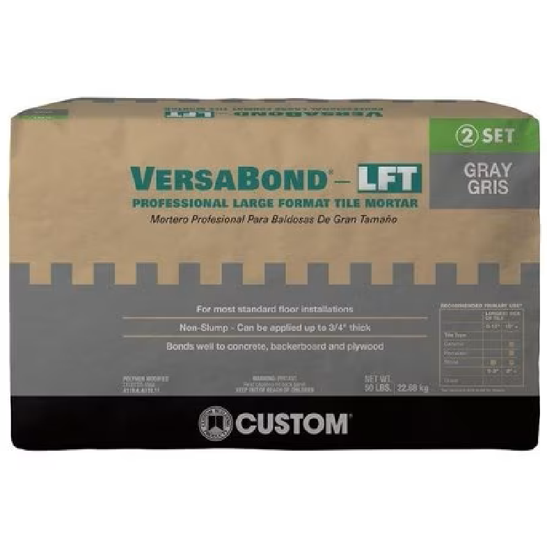 VersaBond®-LFT Professional Large Format Tile Mortar - Gray Gris