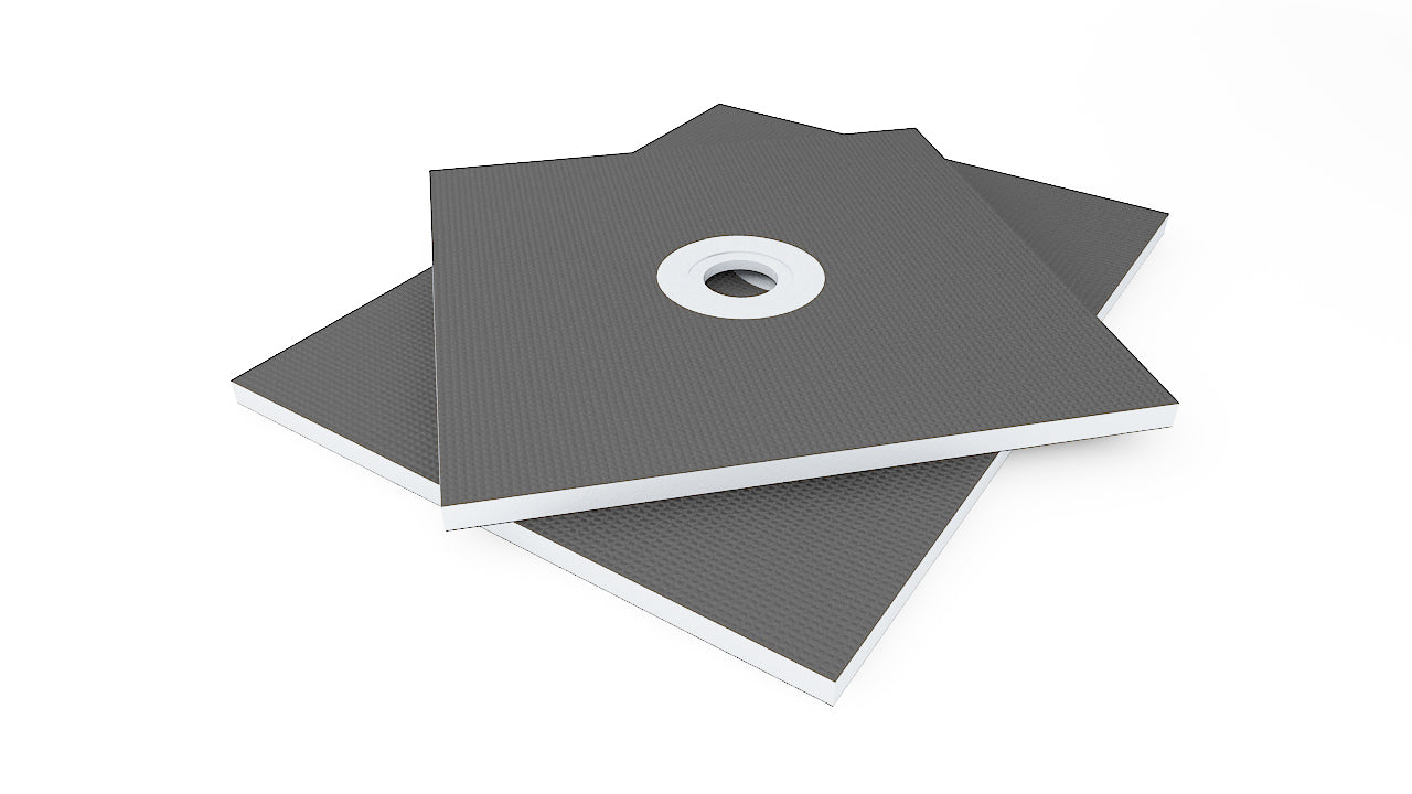 Shower Pan With offset drain ZH Tiles Warehouse inc.