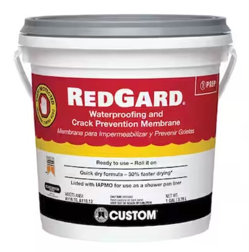 RedGard® Waterproofing and Crack Prevention Membrane 1 GAL