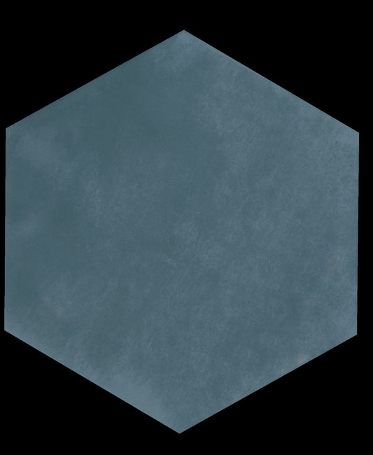 MAIOLICA HEXAGON Blue Steel - ZH Tiles Warehouse inc.