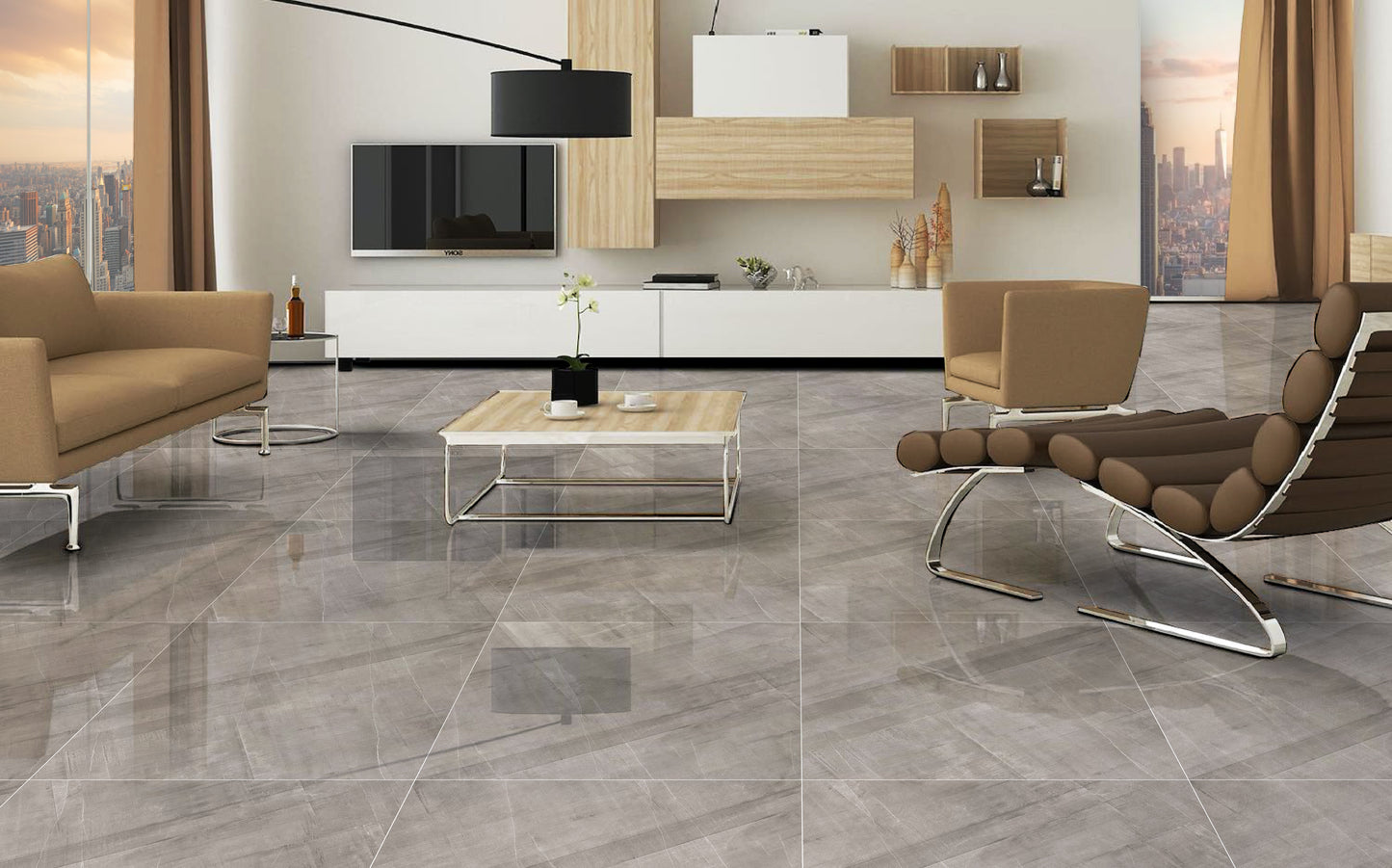 Privileged Gray Polished - ZH Tiles Warehouse inc.