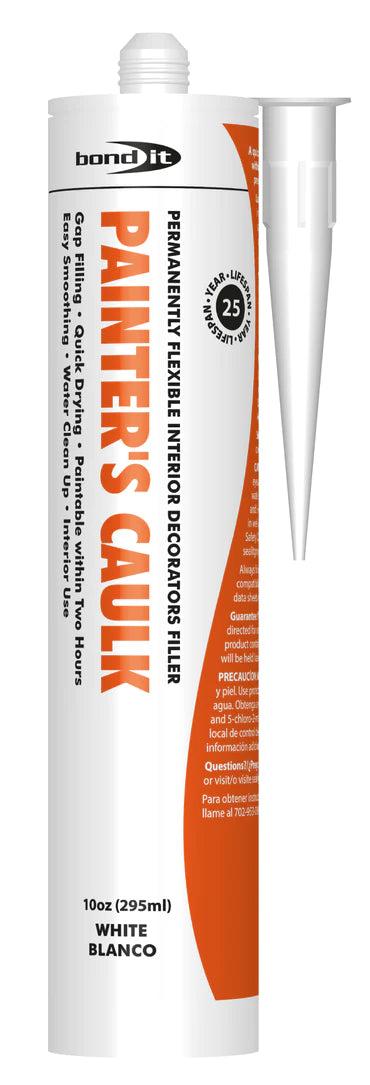 PAINTER'S CAULK ACRYLIC White 10 oz