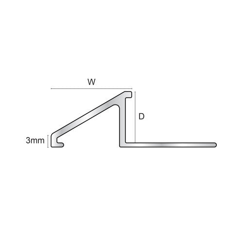 Tile Trim Bright Brass for Floor - ZH Tiles Warehouse inc.