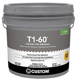 T1-60™ Economical Tile Adhesive - ZH Tiles Warehouse inc.