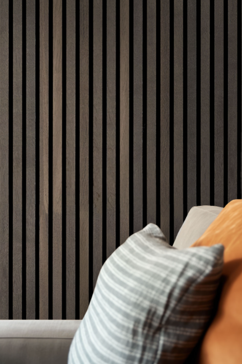 Umber 9.5x94.5 Acoustic Wood Slat Panels 4 Pcs