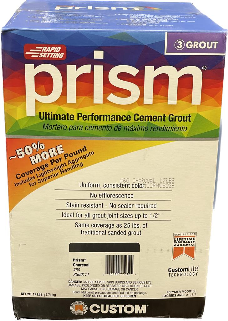 Ultimate Performance Cement Grout 60 Charcoal - 17 lbs - ZH Tiles Warehouse inc.