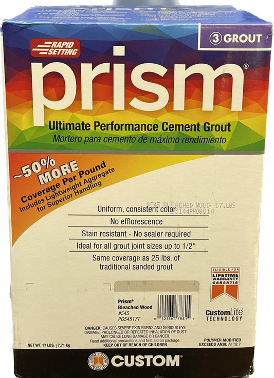 Ultimate Performance Cement Grout 545 Bleached Wood - 17 lbs